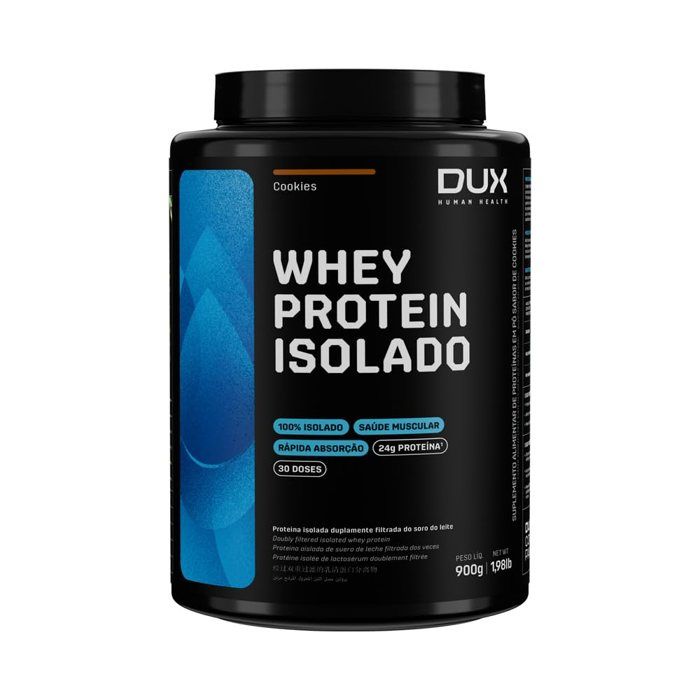 WHEY ISOLADO POTE 900G DUX SABOR: COCO