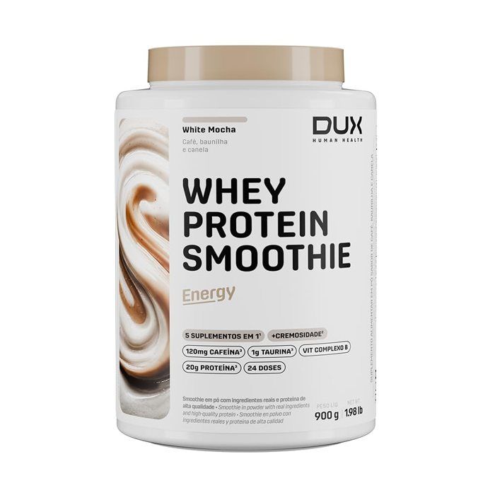 DUX - WHEY PROTEIN SMOOTHIE ENERGY - 900G - WHITE MOCHA