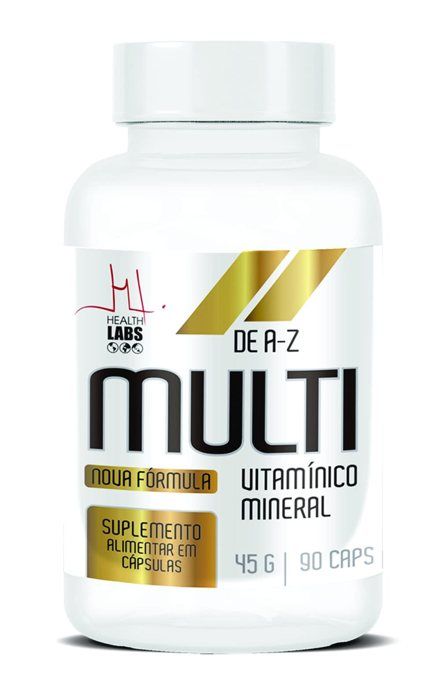 MULTIVITAMINICO DE A-Z 90 CAPS - HEALTH LABS