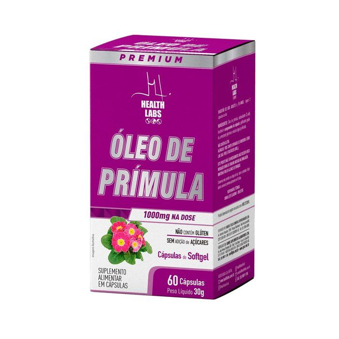 OLEO DE PRIMULA 1000MG 60 CAPS - HEALTH