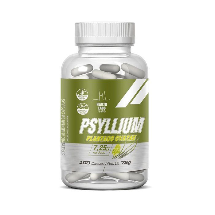 PSYLLIUM 100 CAPSULAS 7,25G HEALTH LABS