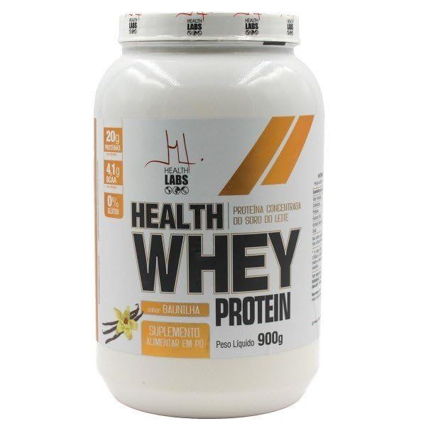 WHEY 900GR HEALT LABS SABOR: BAUNILHA