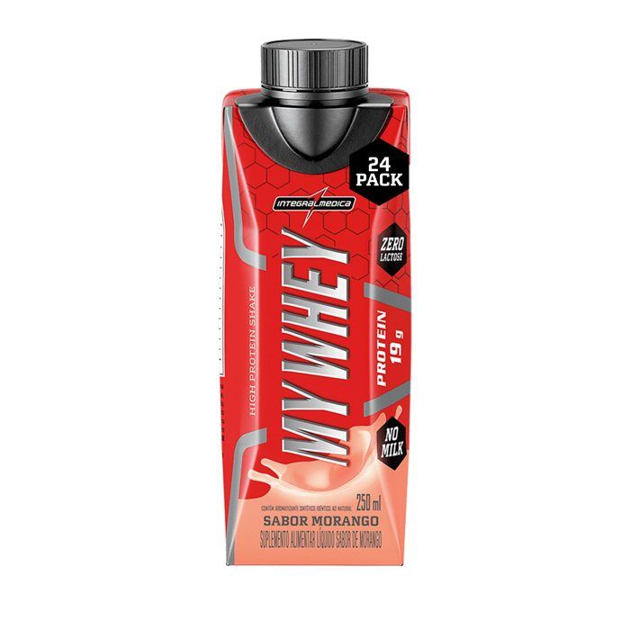 My Whey 250ml Shake Zero Lactose - Integralmédica