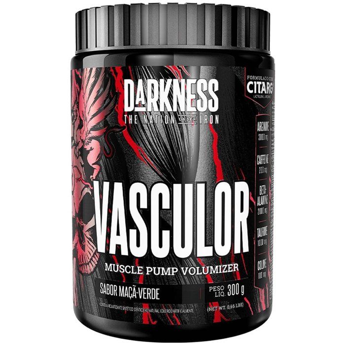 Pré Treino Vasculor 300g - Darkness MACA VERDE
