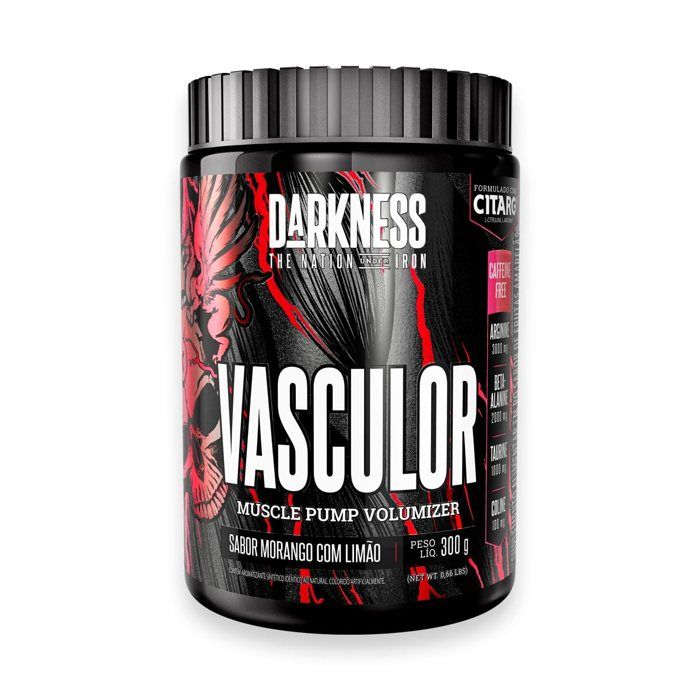 DK VASCULOR 300G SABOR: MORANGO COM LIMÃO SEM CAFEINA