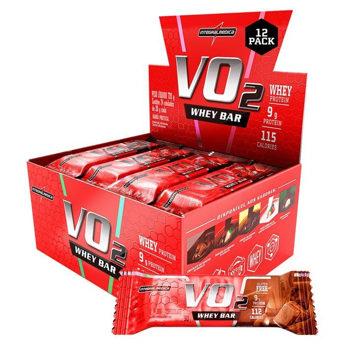 IM VO2 BAR 12 UNI SABOR: CHOCOLATE