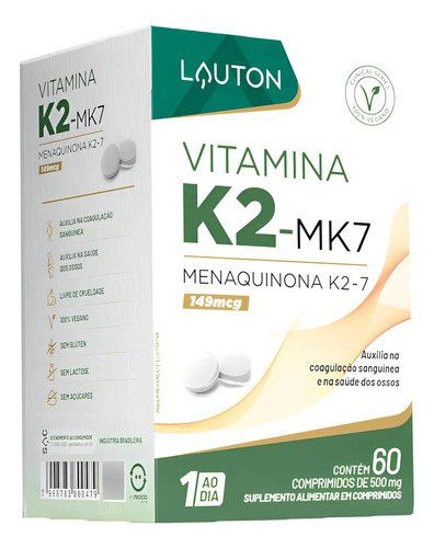 VITAMINA K2 MENAQUINONA MK-7 149MCG 60 CPS (Clinical Series)