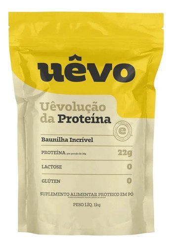 ALBUMINA BAG 1KG NATUROVOS SABOR: BAUNILHA