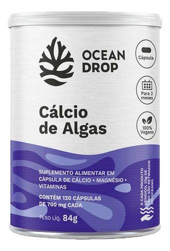 CALCIO DE ALGA 120 TABLET 1000MG OCEAN DROP