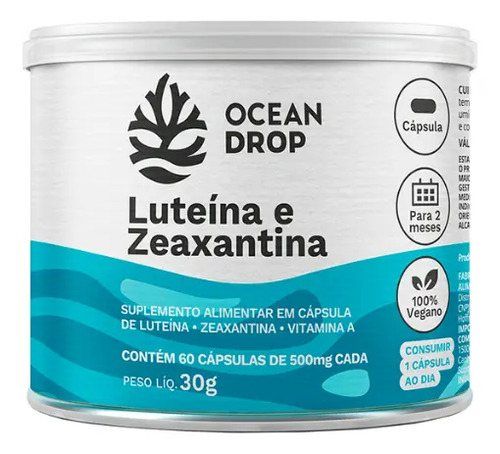LUTEINA+ZEAXANTINA 60 CAPSULAS 500MG OCEAN DROP