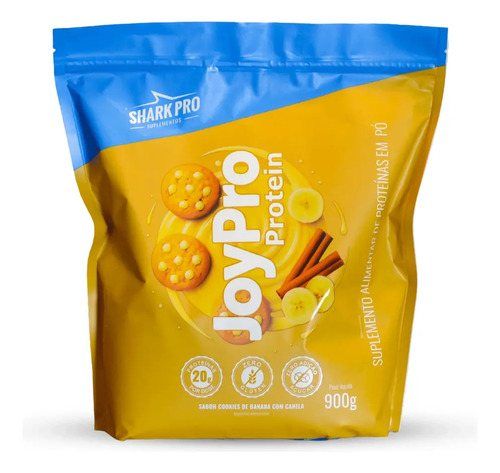 WHEY PROTEIN JOYPRO REFIL 900G SABOR: BOLO BANANA C/ CANELA