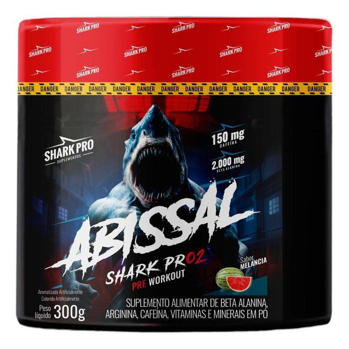 Abissal Pré Treino Melancia 300g - Shark Pró