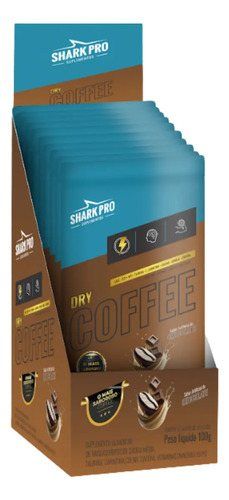 DRY COFFEE SACHE 10G DISPLAY C/ 10SACHES - SHARK PRO SABOR:CHOCOLATE TRUFADO