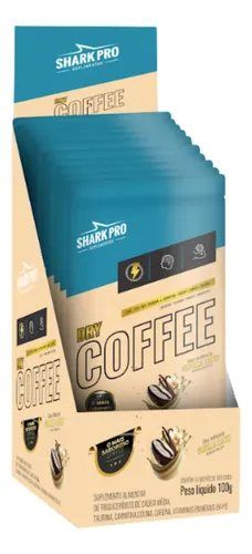DRY COFFEE SACHE 10G DISPLAY C/ 10SACHES - SHARK PRO SABOR:VANILLA LATTE
