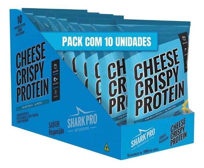 SALGADINHO PROTEICO REQUEIJAO 50G - DISPLAY C/10