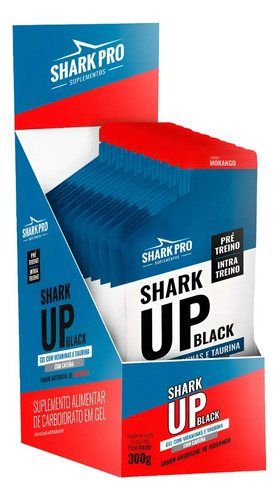 SHARK-UP COM CAFEÍNA DP C/ 10 SABOR:MORANGO