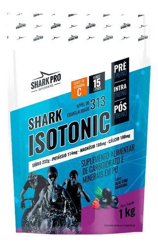 ISOTONICO 1KG SHARK PRO SABOR: ACAI C/ GUARANA
