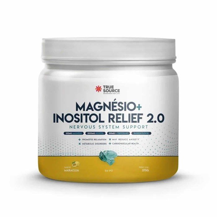 MAGNESIO + INOSITOL RELIEF 2.0 MARACUJA 375G - TRUE SOURCE