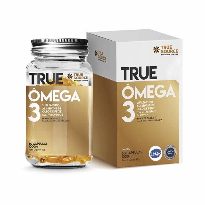 OMEGA 3 1000MG C/ 60 CAPS - TRUE SOURCE