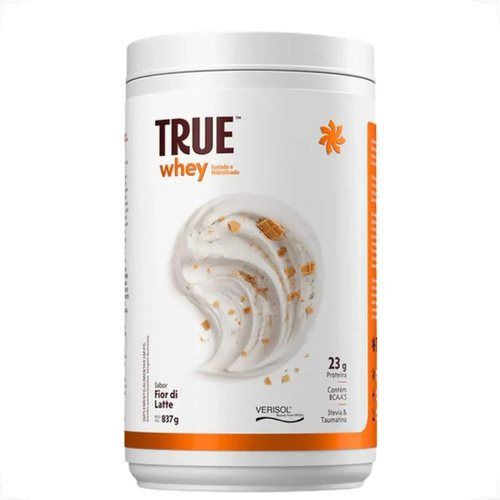 TRUE WHEY POTE 837G -TRUE SOURCE SABOR: FIOR DI LATTE