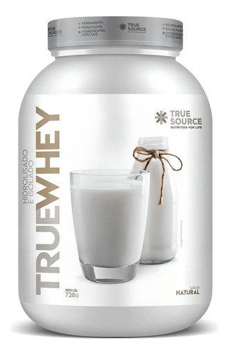 TRUE WHEY POTE 837G -TRUE SOURCE SABOR: NEUTRO 728G